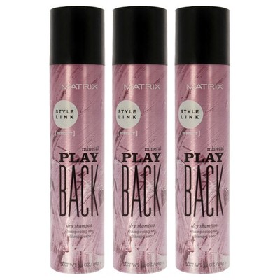 Style Link Mineral Play Back Dry Shampoo by Matrix for Unisex - 3.4 oz