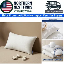 Multipurpose 12x20 Plush Pillow Insert - Perfect for Home and Gifting