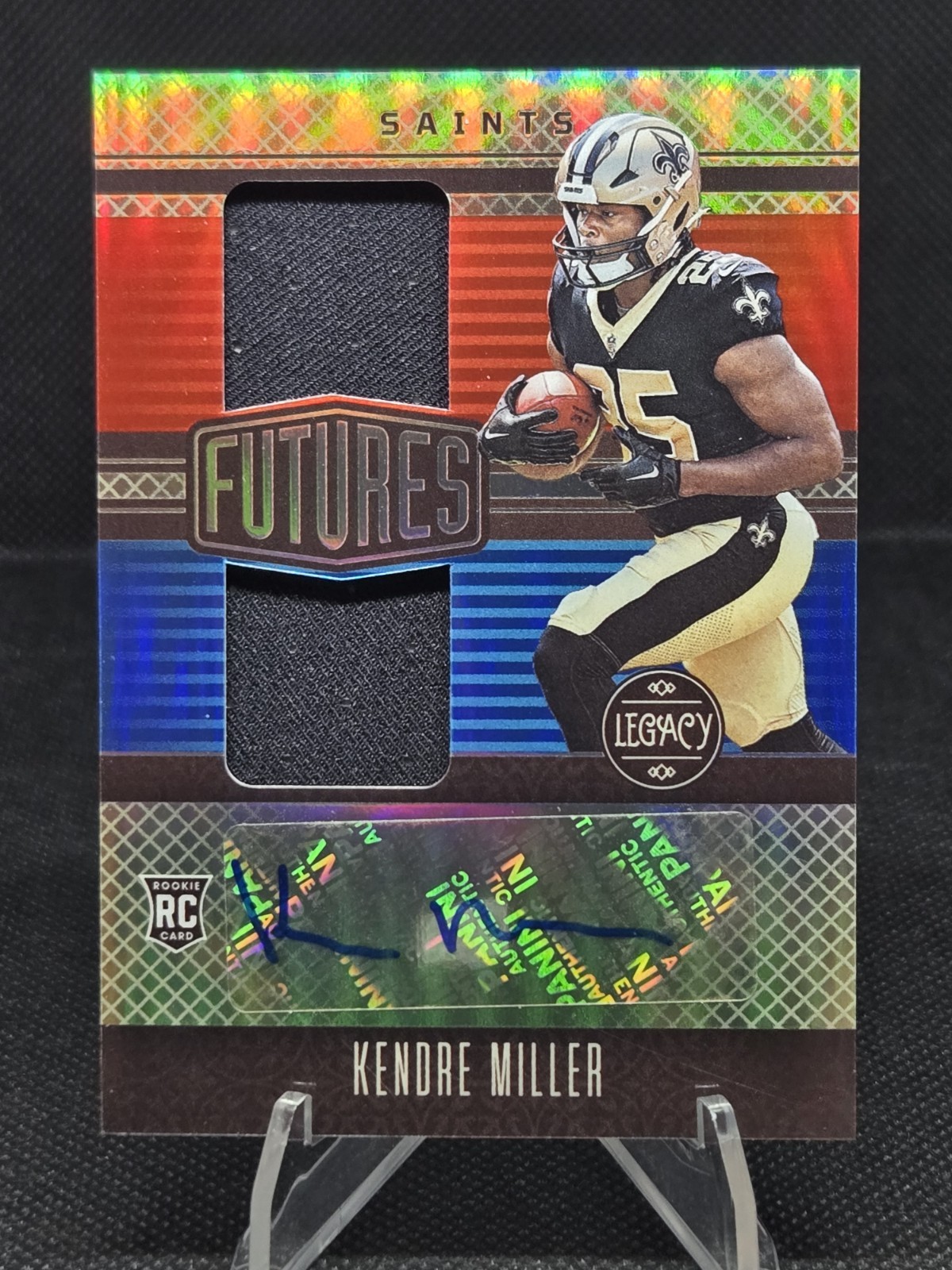 2023 Panini Legacy - Futures Patch Autographs Kendre Miller Silver #/249