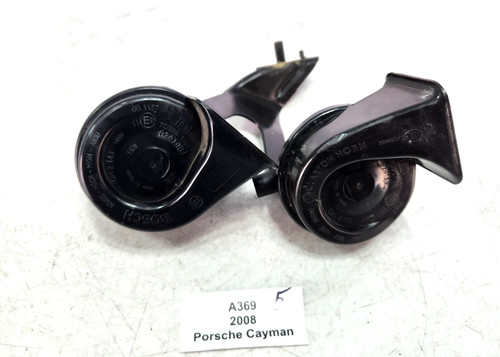 ✅ 05-12 OEM Porsche Cayman 987 Boxster Left Right Low High Tone Horn Signal SET