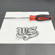 Snap-on Tools Usa New 3.5mm Hex Nut Driver Radar Adjuster Soft Grip Red Nddm35