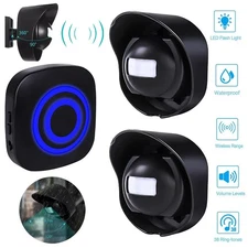 Wireless Driveway Alarm Security Motion Sensor Detector 656ft Long Range Outdoor