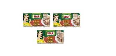 Star Dado Funghi Porcini Packaged Soup and Stew 3 Packs Italian Import