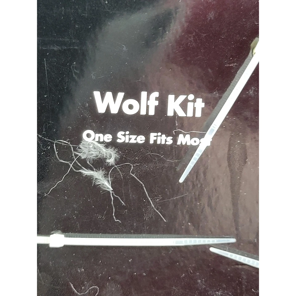 Дух Хэллоуин серый волк набор уши и хвост костюм для взрослых косплей - Изображение 3 из 3