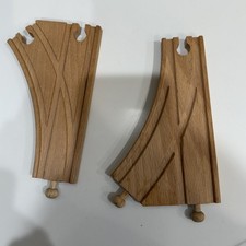 Brio CURVED SWITCHING TRACK set Wooden Railway