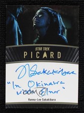 2024 Star Trek Picard Seasons 2 & 3 Inscription Hanna-Lee Sakakibara Auto 1u6