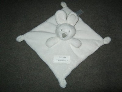 Sehr wichtiges Baby weißes Häschen Kaninchen weiche Decke Umarmungsspielzeug.
