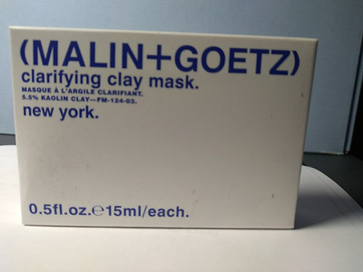MALIN+GOETZ Clarifying Clay Mask 1.5oz - 0.5oz x3 NIB