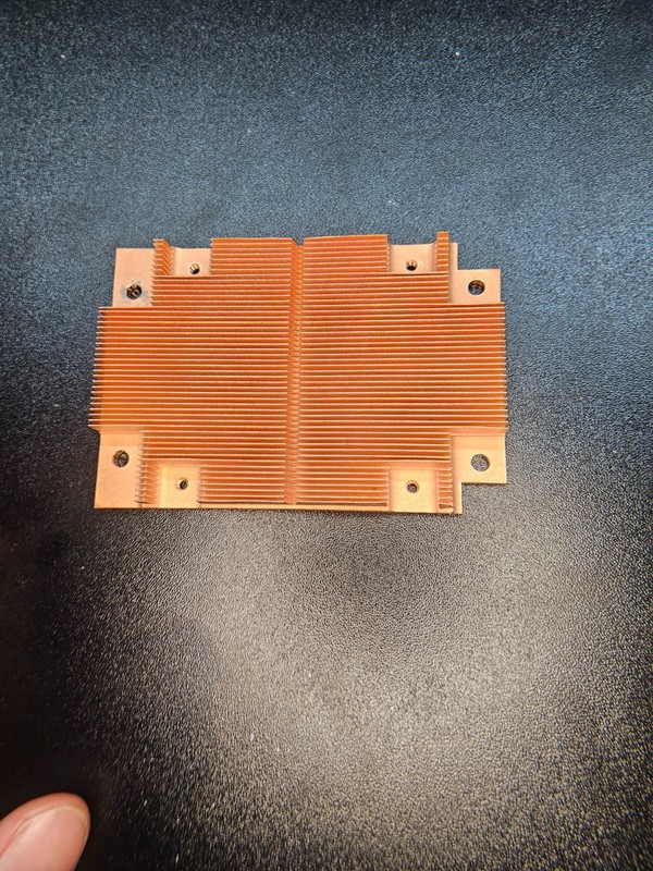 Cooljag AMA-A3 1U CPU Cooler Solid Copper Heatsink w/ Fan AMD AM2 AM3+