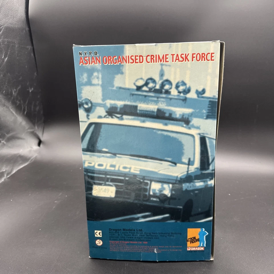 Vtg 1999 NYPD Asian Organised Crime Task Force Detective Chow Figure 1/6 Scale - Image 4 of 4