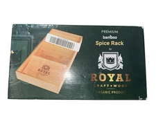 Royal  Craft Wood - Bamboo Spice Rack Drawer Organizer - Brand New opened box