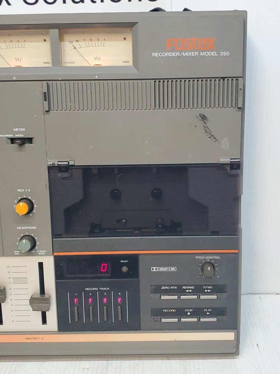 Vintage FOSTEX 250AV Professional 4-Track Cassette Recorder Mixer