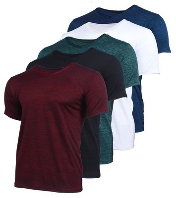 BROOKLYN VERTICAL Men s 5-Pack Quick Dry-Fit Moisture Wicking Active Athletic Pe