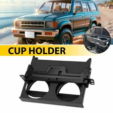 Perfect Fit 1989-1995 Toyota 4Runner Hilux Black Dashboard Cup Holder 5562089103