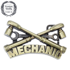 Mechanic Mens Belt Buckle Wrench Tool Metal Zinc Alloy Western Cowboy Fashion