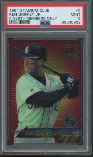 1994 Topps Stadium Club Finest Members Only #5 Ken Griffey Jr Mint PSA 9