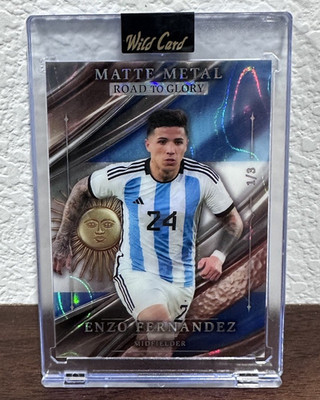Wild Card 2026 Matte Metal Road to Glory Enzo Fernandez MMPB1-EF2 True 1/3