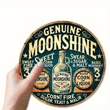 2D Flat,[Planet] Retro Aluminum Metal Tin Sign,7.8x7.8 Inches,Novelty and Intere