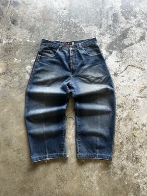 Y2K Jordan Craig Men s Baggy Denim Pants Size 38 X 32 Light Washed Blue Denim