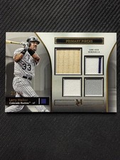 2024 Topps Museum Collection Larry Walker Quad Relics Gold #d 25/25