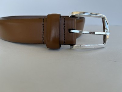 Allen Edmonds Midland Avenue Dress Belt Men's Size 38 Brown Leather 19090 Walnut