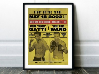 Arturo 'Thunder' Gatti Vs 'Irish' Micky Ward (2002) Poster | No Framed