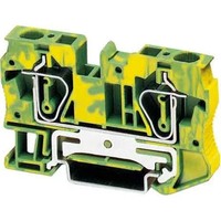 Phoenix Contact - Schutzleiter-Reihenklemme Zugfederklemme St 6-PE 0,2-10Qmm Gn-