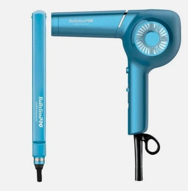 BaBylissPRO Nano Titanium 1'' Untra-Thin Straightener & Professional Dryer - Image 3 of 4