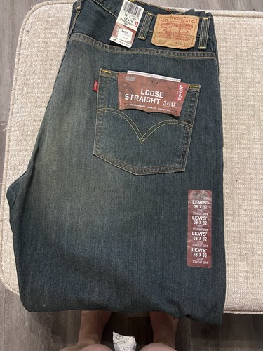Vintage NWT 2006 Levi's 569 loose fit straight leg jeans size 38 x 32 ,skater - Bild 9 von 10