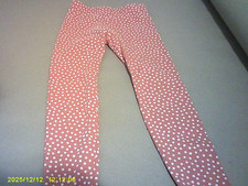 Cat  Jack Girls Black Leggings with Polka Dots S 6-7 