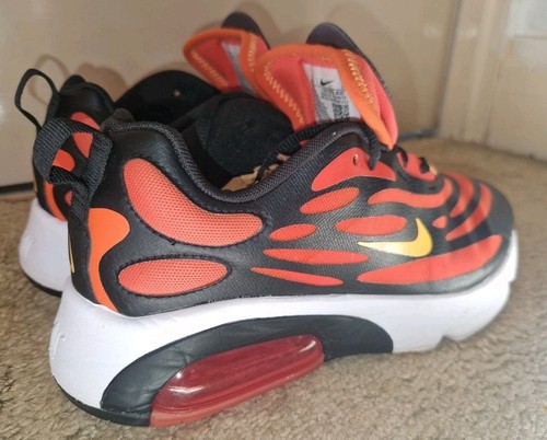 Nike Air Max Exosense GS Tiger Black Orange UK Size 6 Trainers Sneakers Shoes - Afbeelding 7 van 14