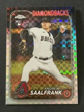 2024 Topps Chrome #178 Andrew Saalfrank X-Fractors Rookie Arizona Diamondbacks
