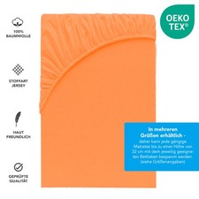Spannbettlaken Jersey 100% Baumwolle – Spannbetttuch 8 Größen 32 Farben