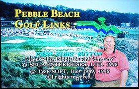 PEBBLE BEACH GOLF LINKS for Sega Saturn. Tested.  Very Good Condition