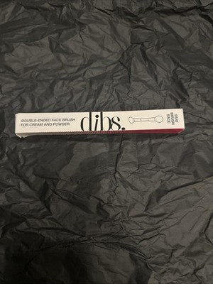 DIBS Beauty Duo Brush Face for Cream + Powder Dual Ended with Synthetic Bristle