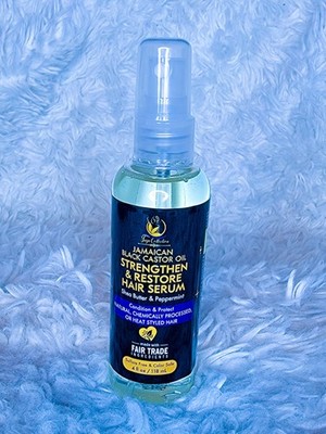 Jamaican  Black Castor Oil serum For Hair Growth. Vegan Serum and Lash