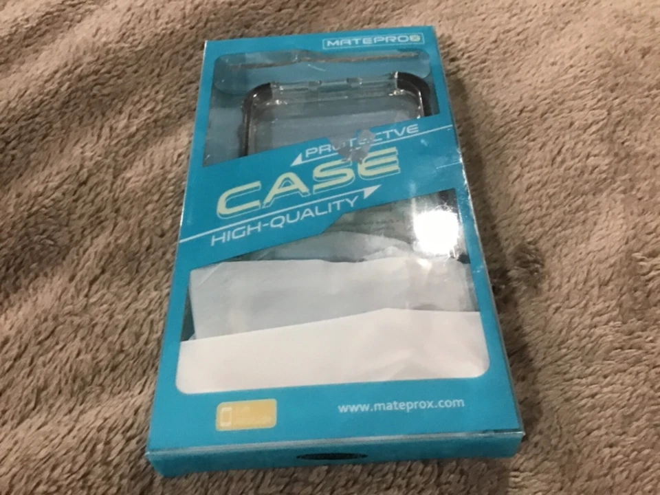 Mateprox iPhone X Diguo Funda Protectora Alta Transparente 5.8 Pulgadas Nueva Transparente/Negro Parachoques Foto 2 de 4