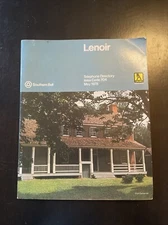 1978 Lenoir NC Southern Bell Telephone Book Directory