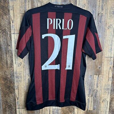 AC Milan 2015-16 Home Soccer Jersey PIRLO #21 Adidas S11836 AC Milan 2015-16 Home Soccer Jersey PIRLO #21 Adidas S11836