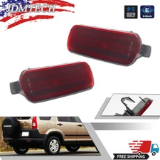 Bumper Reflector Set For 2002-2004 Honda CR-V 33505S9A003 33555S9A003 Rear 2Pcs