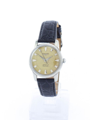 Schöne seltene Longines All Guard Automatic Herrenuhr 1950er Edelstahl