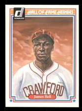 1983 Donruss Hall of Fame Heroes #25 James Cool Papa Bell Pittsburgh Crawfords