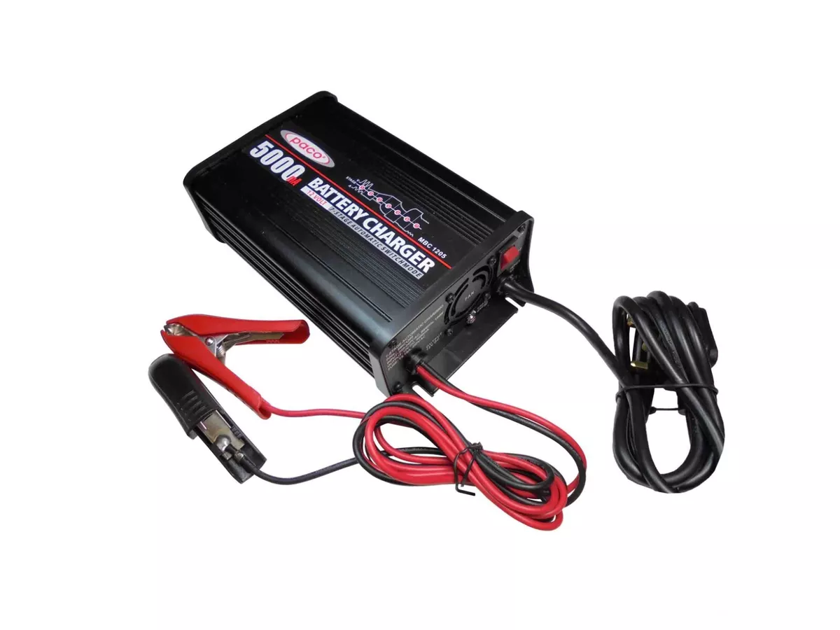 PACO 7 STAGE AUTOMATIC BATTERY CONDITIONER MAINTENANCE CAR CHARGER 5AMP 12V BEC
