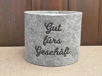 #902 Banderole »Gut fürs Geschäft« Toilettenpapier Klopapier Klorollen Filz - Bild 1 von 4