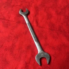 VINTAGE CRAFTSMAN =V= DOUBLE OPENEND WRENCH 3/4" X 5/8" - USA (h59)