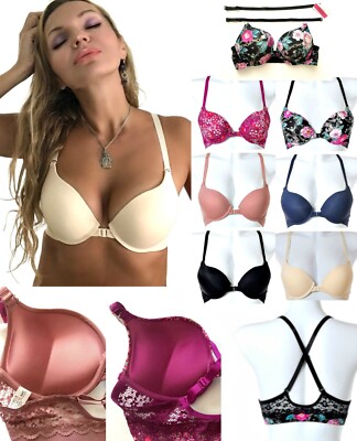 ILYS Front Closure Super Super Push Up Convertible Bra 32B,34B,38B,34C
