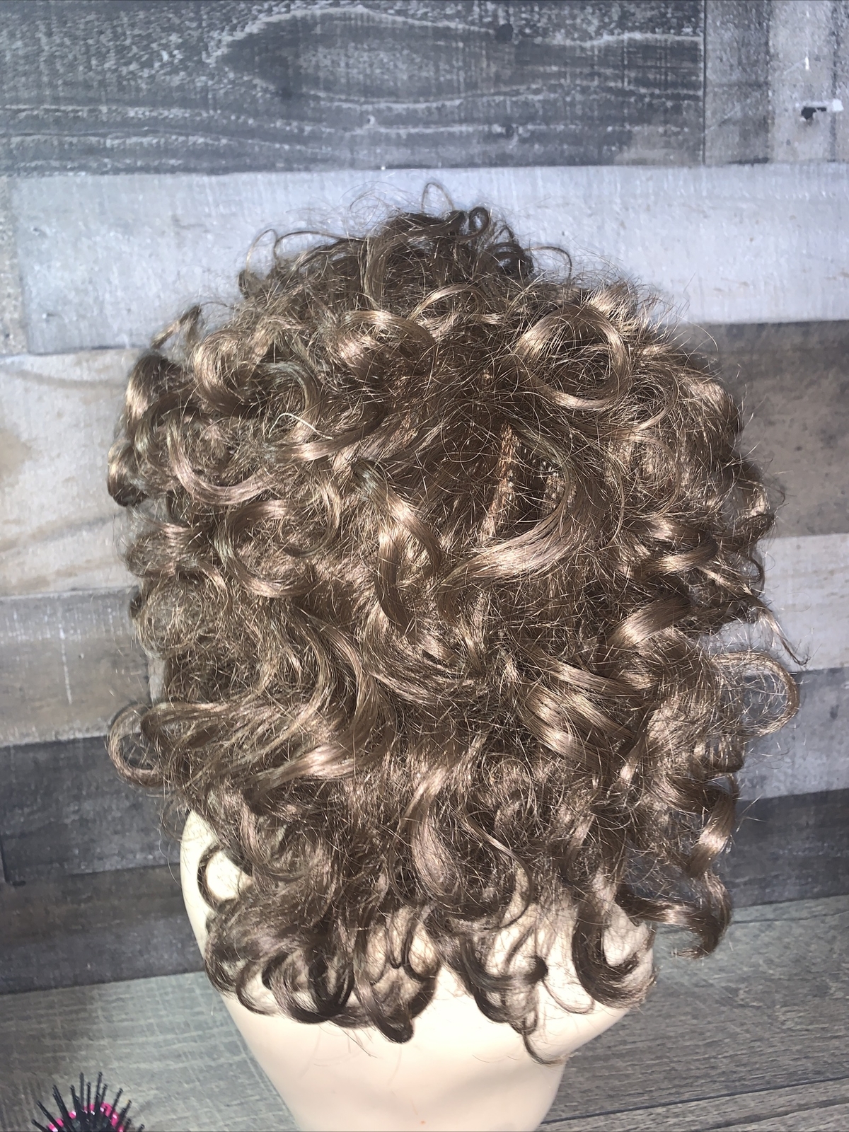 Vintage Halloween horror Nightstalker theatrical Montebello Curly Brown wig eBay