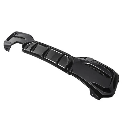 Se adapta a BMW Serie 1 F20 F21 LCI 120 125 difusor trasero negro brillante difusor trasero