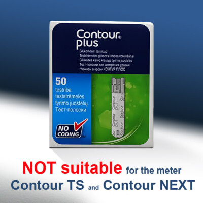Ascensia (Bayer) Contour Plus Teststreifen 100/150/200/300/400 Stück Ablaufdatum 2025-10