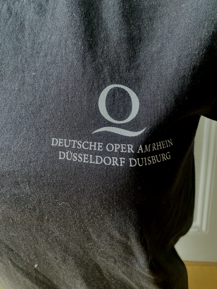 T-Shirt schwarz Gr S kurzarm Deutsche Oper Rhein Düsseldorf Duisburg - Bild 3 von 4
